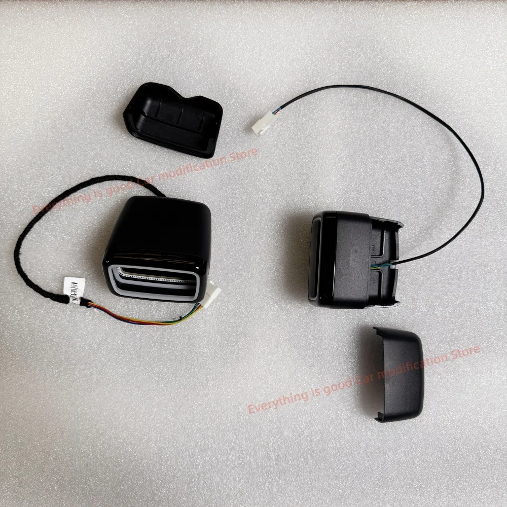 Car Interior For Audi A3/A4/A5/A6/A7/Q5 LED Seat Belt Buckle Multicolor Ambient Light Safety Belt Buckle Modification Accessory