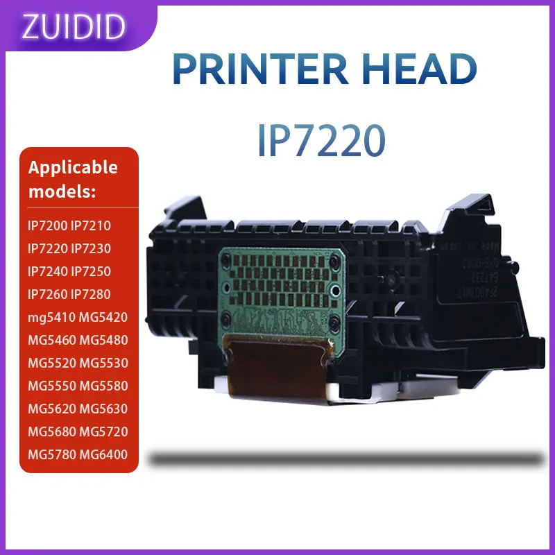 Printhead IP7220 Print Head For Canon 0082 IP7200 IP7210 IP7230 IP7240 IP7250 IP7260 IP7280 MG6420 MG6440 MG6450 MG6480 MG6620