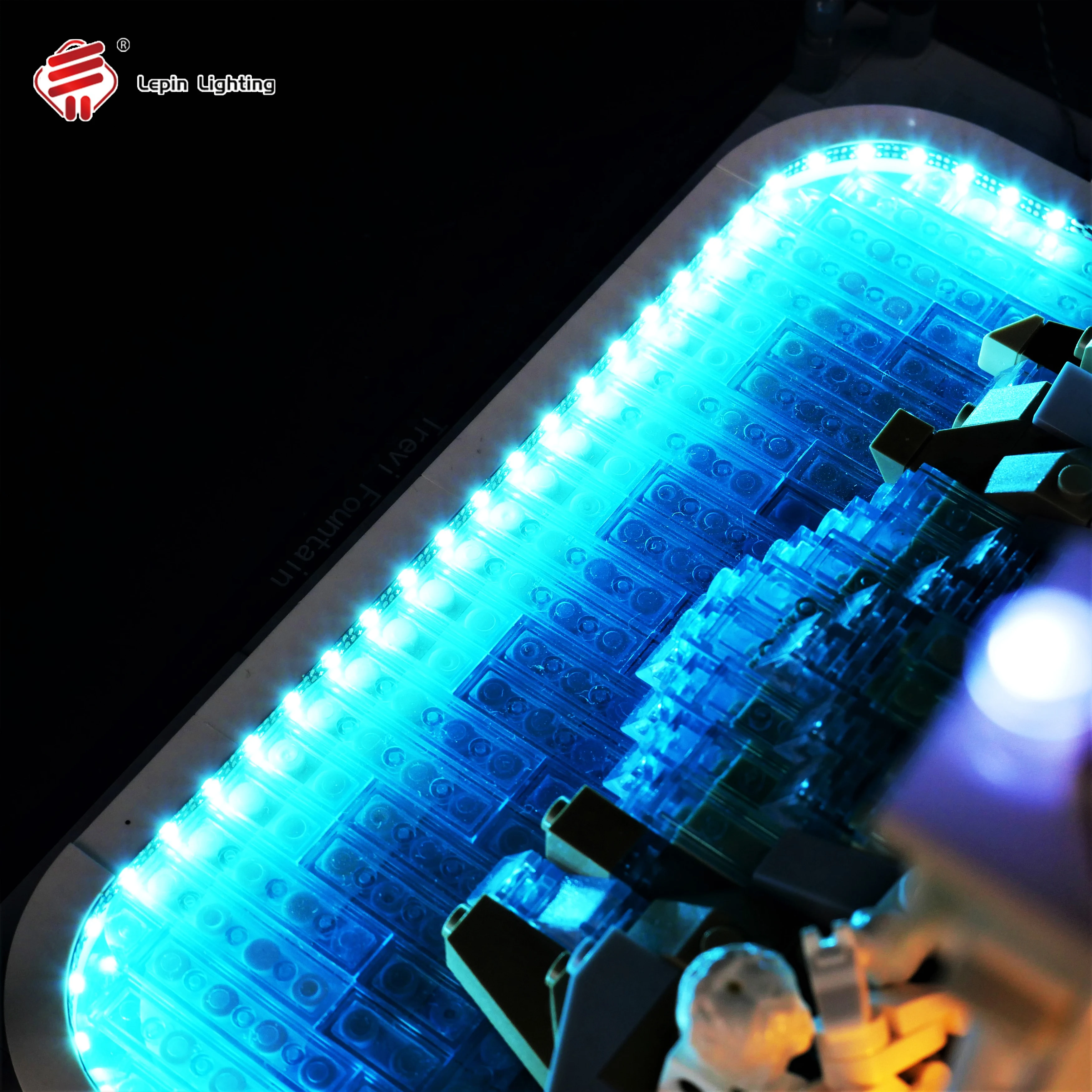 Kit de luz LED DIY Compatible con fuente de deseos mágica 21062, modelo de bloques de construcción, juego de iluminación con Control remoto, regalo de exhibición