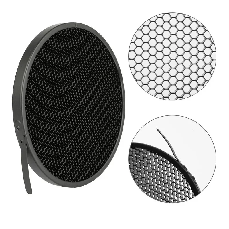 Bowens Mount Standard Reflector Diffuser Lamp Shade Dish Honeycomb Grid for photography lighting kit studio