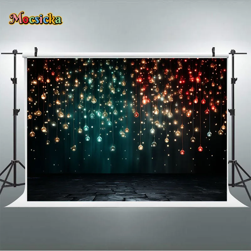 Mocsicka-宇宙写真の背景,夜の写真の背景,星空,月,笑顔,星,赤ちゃんの誕生日の背景,スタジオアクセサリー