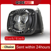 30W 3 inch LED Pods Sqaure Work Light Lens Driving Lamp High Low Fog Light White 6000K For Off Road 4x4 Car SUV ATV UTV 12V 24V