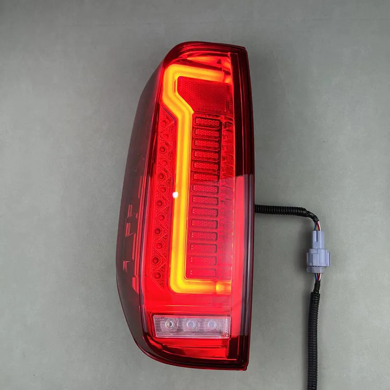 Tail Light warning lamp Brake Lamp For Nissan Navara D40 2005-2015Red black LED Taillight Car styling Rear