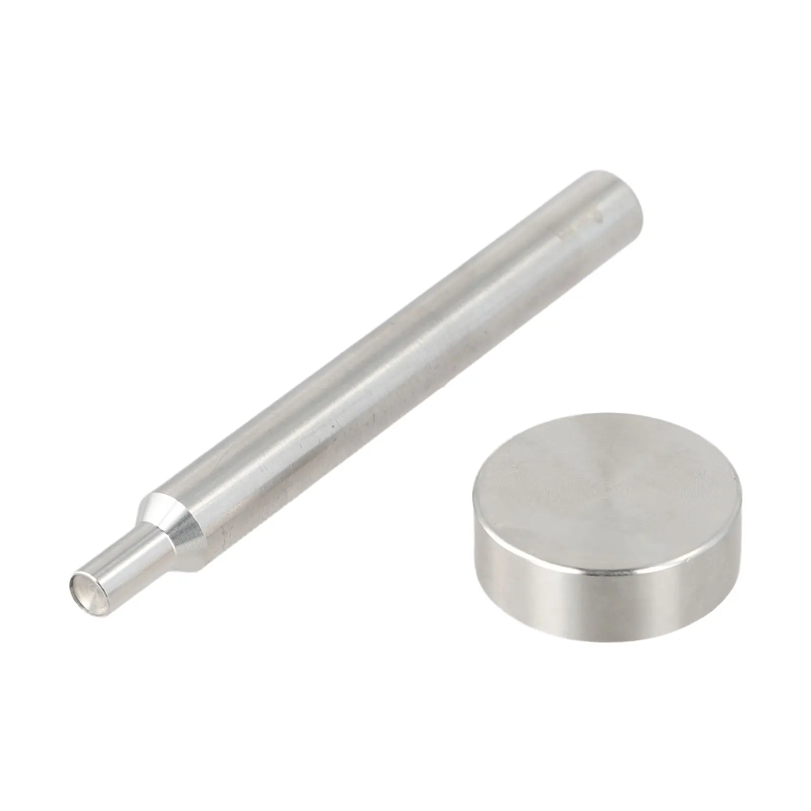 Herramienta de bricolaje de cuero para trabajo de instalación completo, tamaño de 8mm, diferentes aperturas, herramienta de instalación fácil de usar, Color plateado