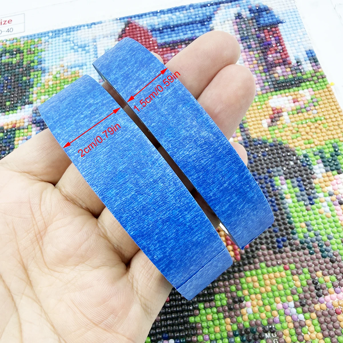 1pc Paint Tape Multi-Surface Masking Easy Removal Paint Tape Security Wall Painting Crafts Art Construction Home