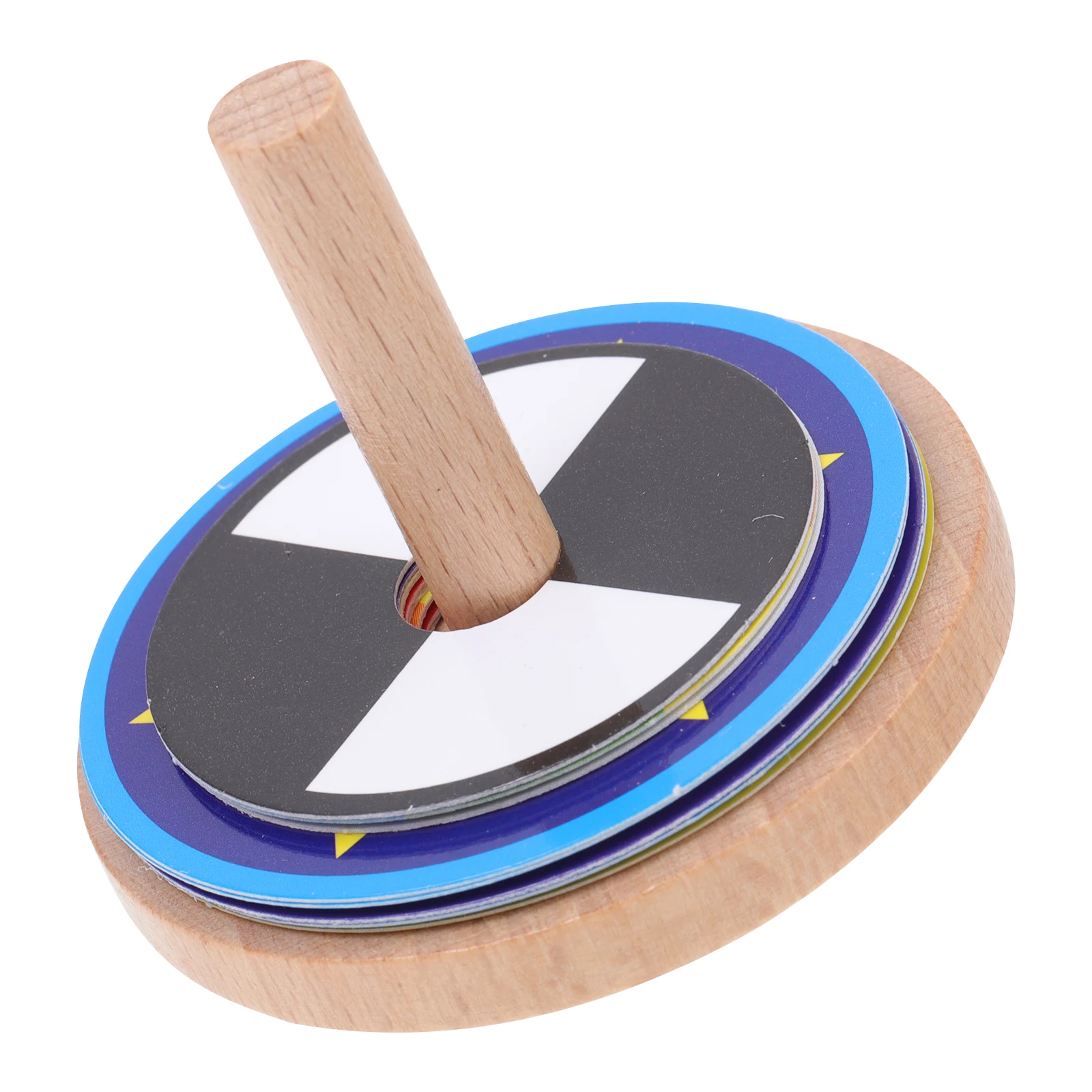 

Wooden Tops Gyro Hand Toys Kids Colorful Cardboard Peg-top Spinning Creative Fun Educational Storage Birthday Party Favors