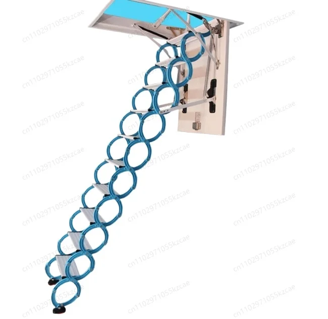 

Telescopic Staircase Loft Electric Indoor Lift Duplex Partition Shrinkage Invisible Stretch Folding Automatic Staircase
