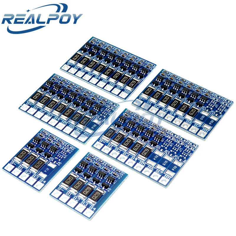 3S 4S 5S 6S 7S 8S 21V 4.2v li-ion balancer board 18650 li-ion balncing full charge battery Balance Function Protection Board