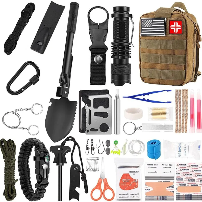 142-piece-outdoor-camping-survival-kit-emergency-rescue-package-multi-functional-wilderness-skills-tool-set-for-hiking-and-tr
