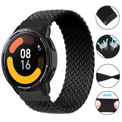 Pulsera trenzada Solo Loop para Xiaomi Mi Watch S1 Active/Color 2, repuesto de correa de nailon, S1/PRO/Active Watchband