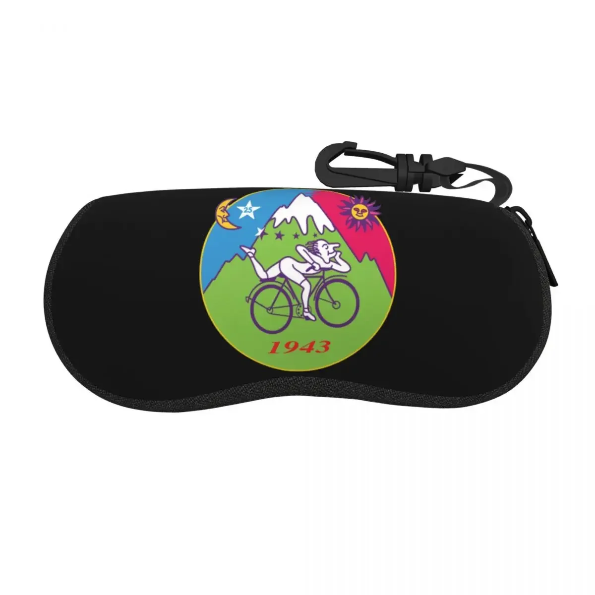 Custom Albert Hofmann LSD Glasses Case Fashion Bicycles Day 1943 Cycling Shell Eyeglasses Case Sunglasses Box