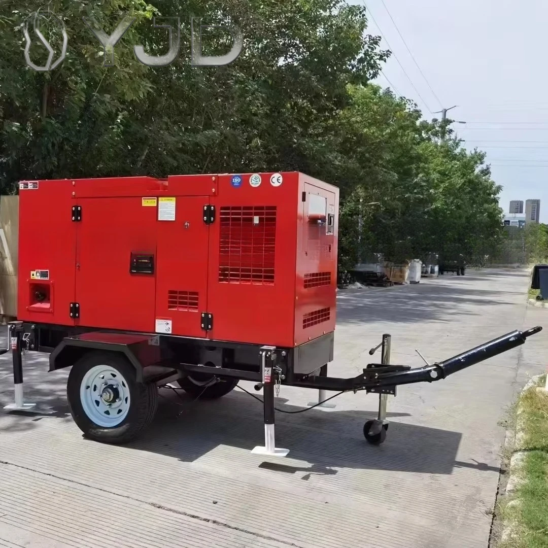 DYJD 60hz 40kva 50kv 60kva Mobile Type Trailer Type diesel Generator Power by Yangdong Engine 220V-240V 60hz