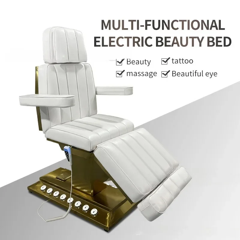 

Cheap Massage Stretcher Professional Tattoo Chair Electric Beauty Bed Lash Luxury Furniture Massageliege Aesthetics Tables