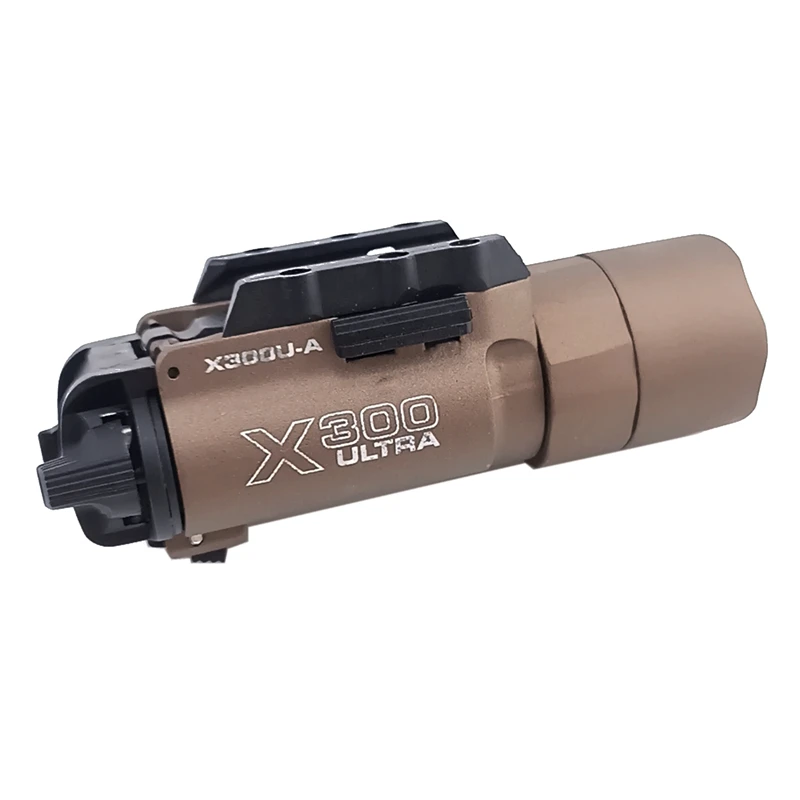 LesGO-luz táctica X300U para arma, linterna estroboscópica para Rifle, accesorios de caza, flash de explosión