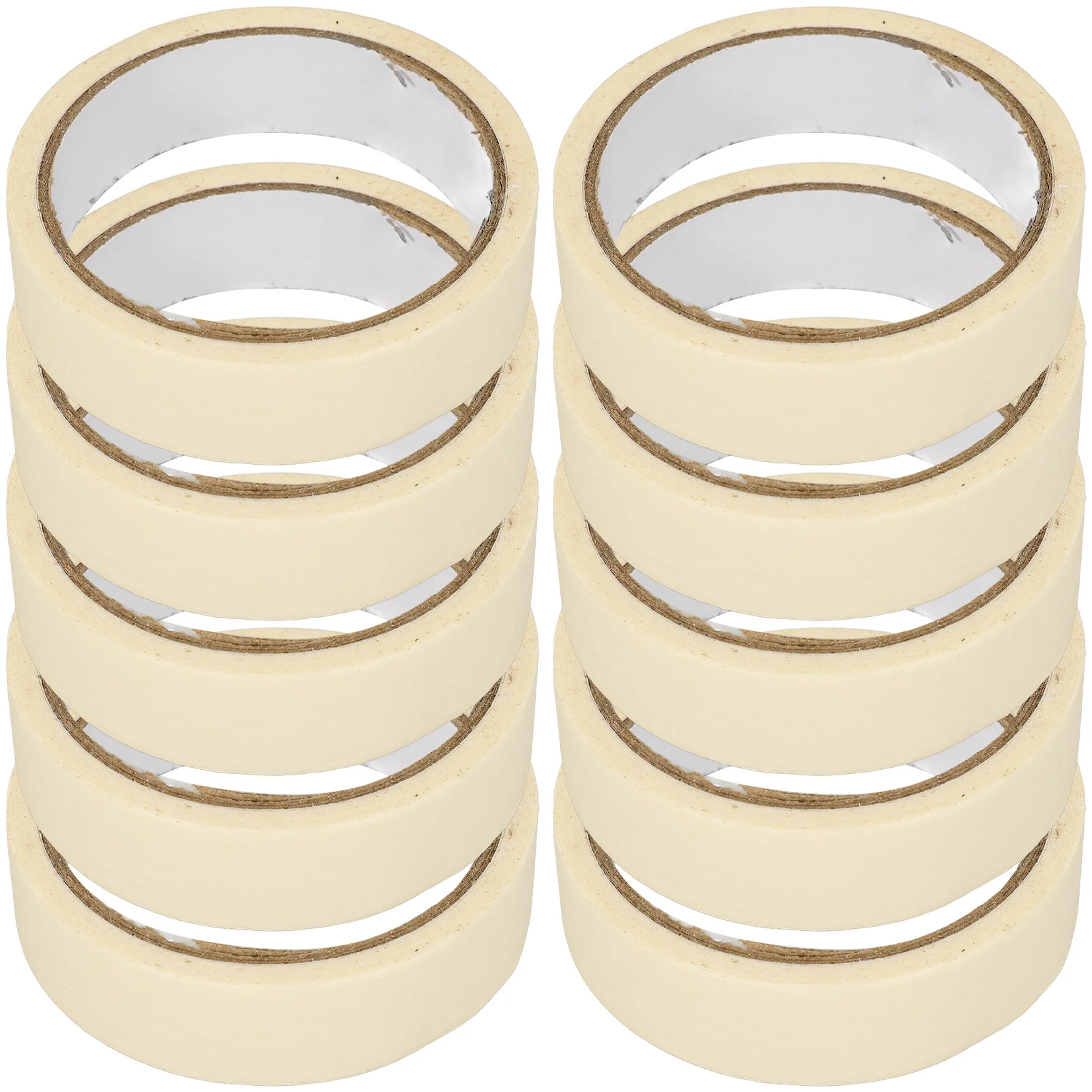 10 لفات شريطٌ لاصق بطول 20 مترًا لكل لوحة فنية لتزيين المنزل بنفسك آمنة لأي رسام البيئة شريط رسم أبيض،