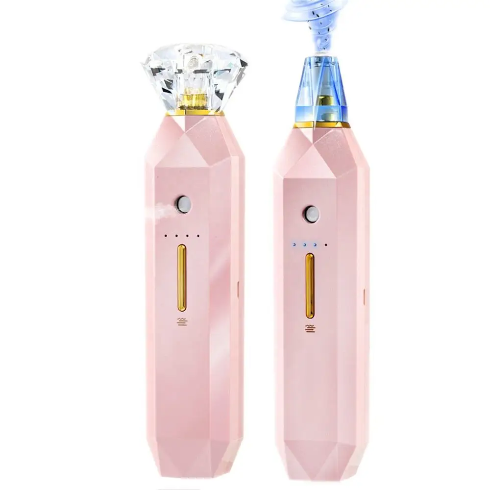 Urządzenie 2 w 1 do użytku domowego: odkurzacz do wągrów i porzeczka oraz poręczny nano spryskiwacz do twarzy, nawilżający.