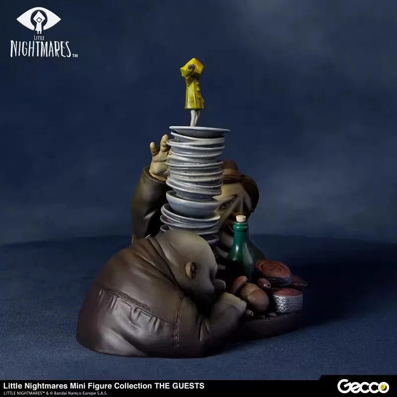 Original Gecco LITTLE NIGHTMARES Mini Figure Collection THE GUESTS PVC Action Anime Figure Model Toys Collection Doll Gift