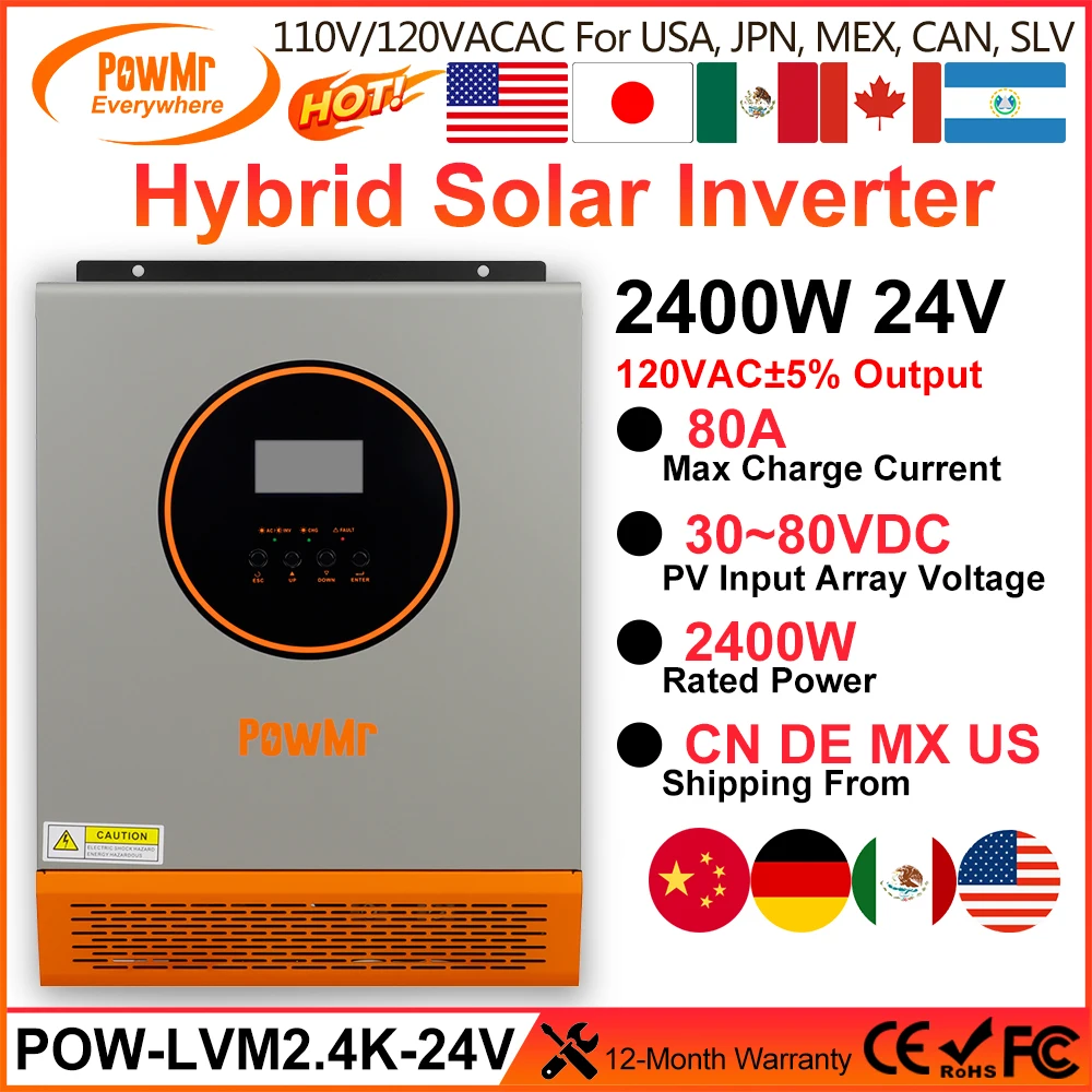 Powmr 2400W Hybrid …