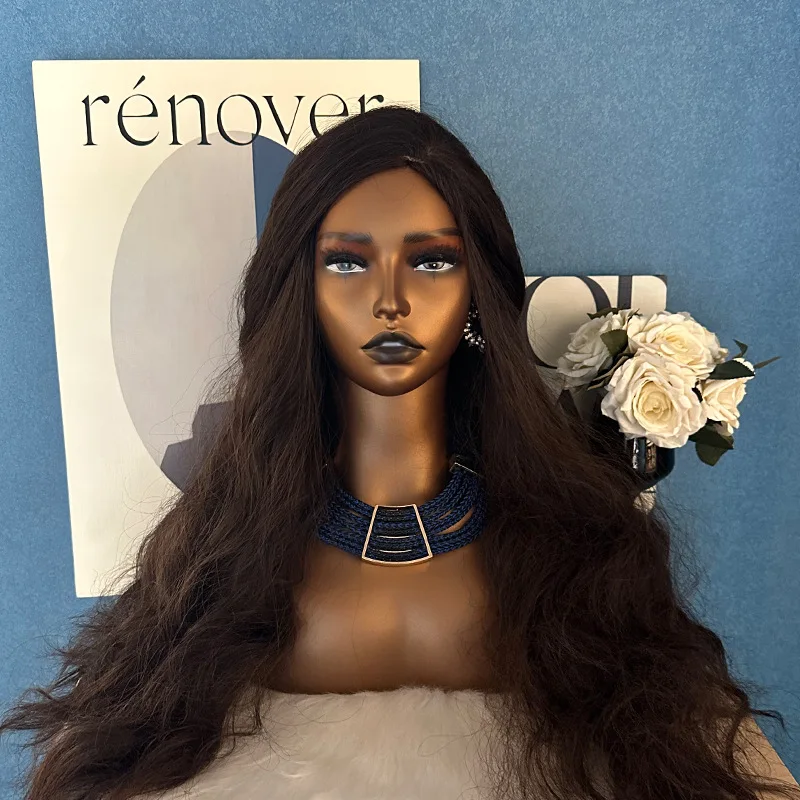 Half-body Wig Mannequin Head Window Props Double Shoulders New Head Doll PVC Dummy Head