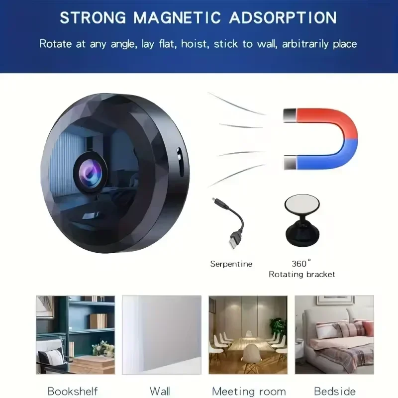 A11 Mini WiFi Camera 1080P HD Wireless Security Camera Security Protection Voice Video Surveillance Night Version Camcorder image 3