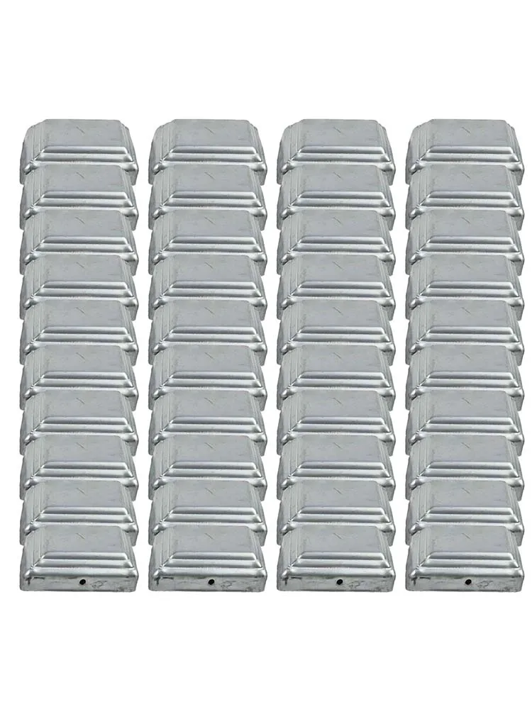 Cubiertas de 4x4 pulgadas, protección contra la humedad, atractivo acabado plateado, mejora el atractivo estético para postes de valla de 4x4 pulgadas
