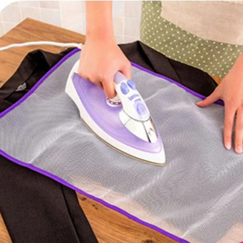 1 Pc 60X40cm Cloth Protective Press Mesh Insulation Ironing Board Mat Cover Random Colors
