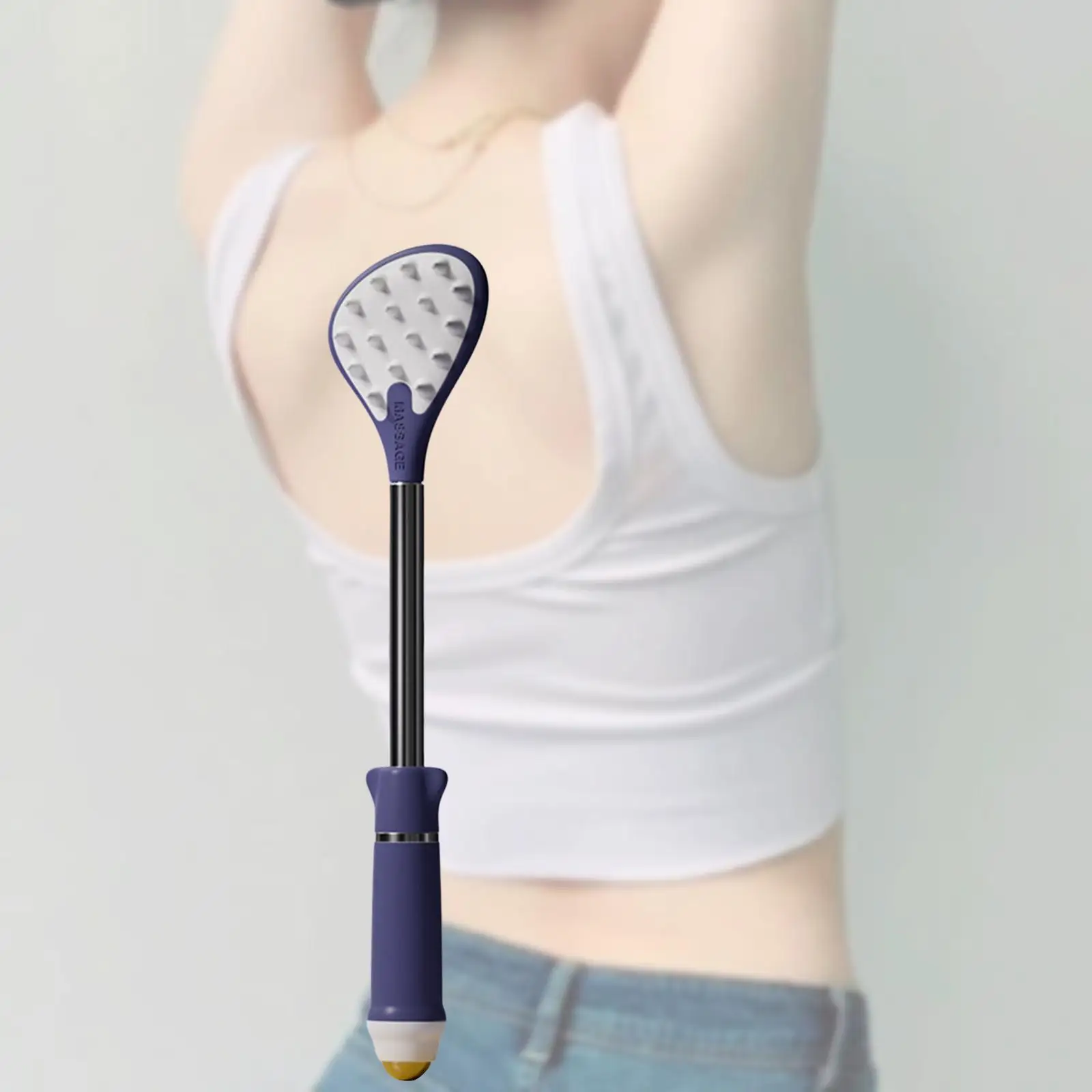 

Telescopic Back Scratcher Adjustable Body Scratcher for Body Belly Feet