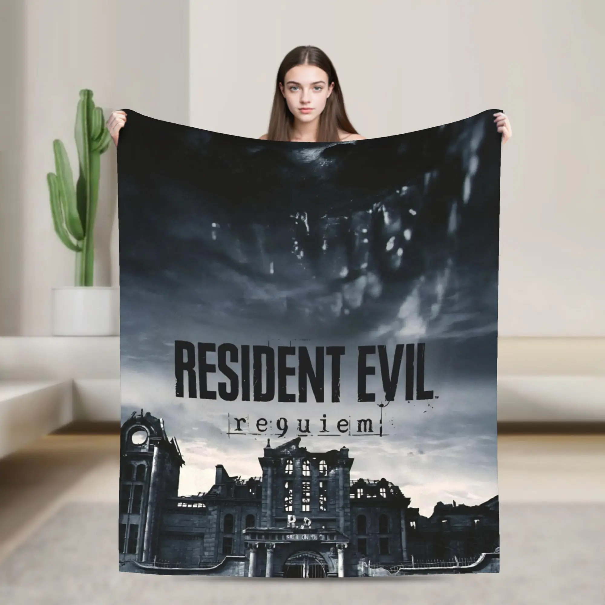 

Плед Resident Evil 9: Супермягкое уютное покрывало для кровати, 50x60 дюймов, разные размеры