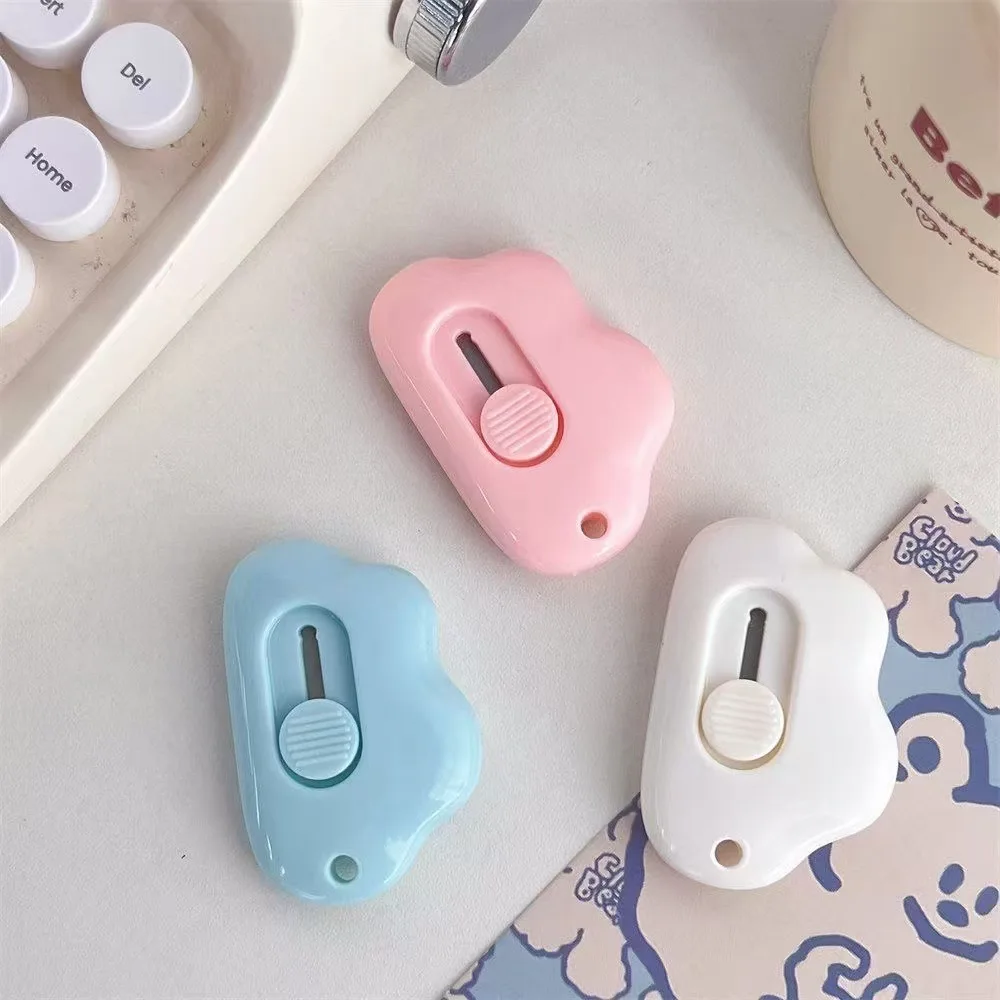 سكين Untility صغير محمول على شكل سحابة لطيف ومبتكر رائع لحساب اليد أدوات تزيين الورق مستلزمات فنية أدوات مكتبية #5