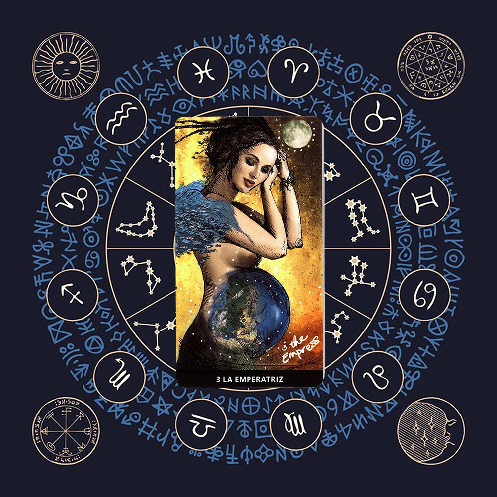 Cartas de Tarot completas en español, baraja de adivinación para principiantes con guía, juegos de mesa, predicciones de astrología, Tarot español