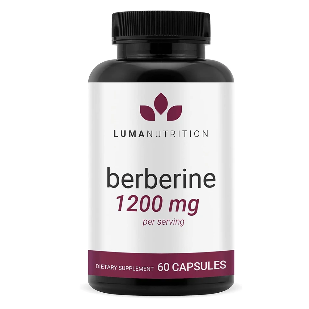 

Luma Nutrition Berberine Supplement - Berberine HCI 1200 mg/Serving, Heart, Immune, Cholesterol, Cardiovascular - 120 Capsules