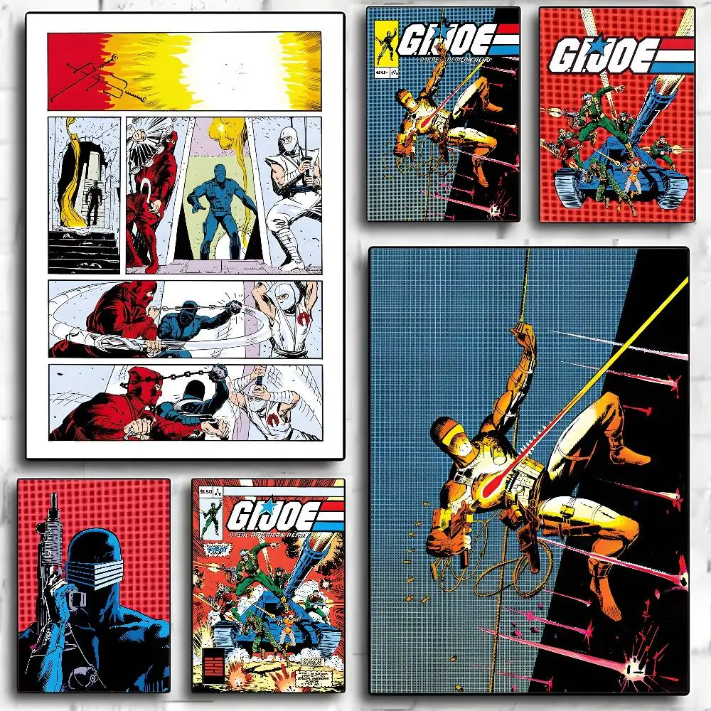 Anime G-GI J-Joe Poster HD Art Sticky Wall Wasserdicht Zuhause Wohnzimmer Schlafzimmer Bar Ästhetische Dekoration