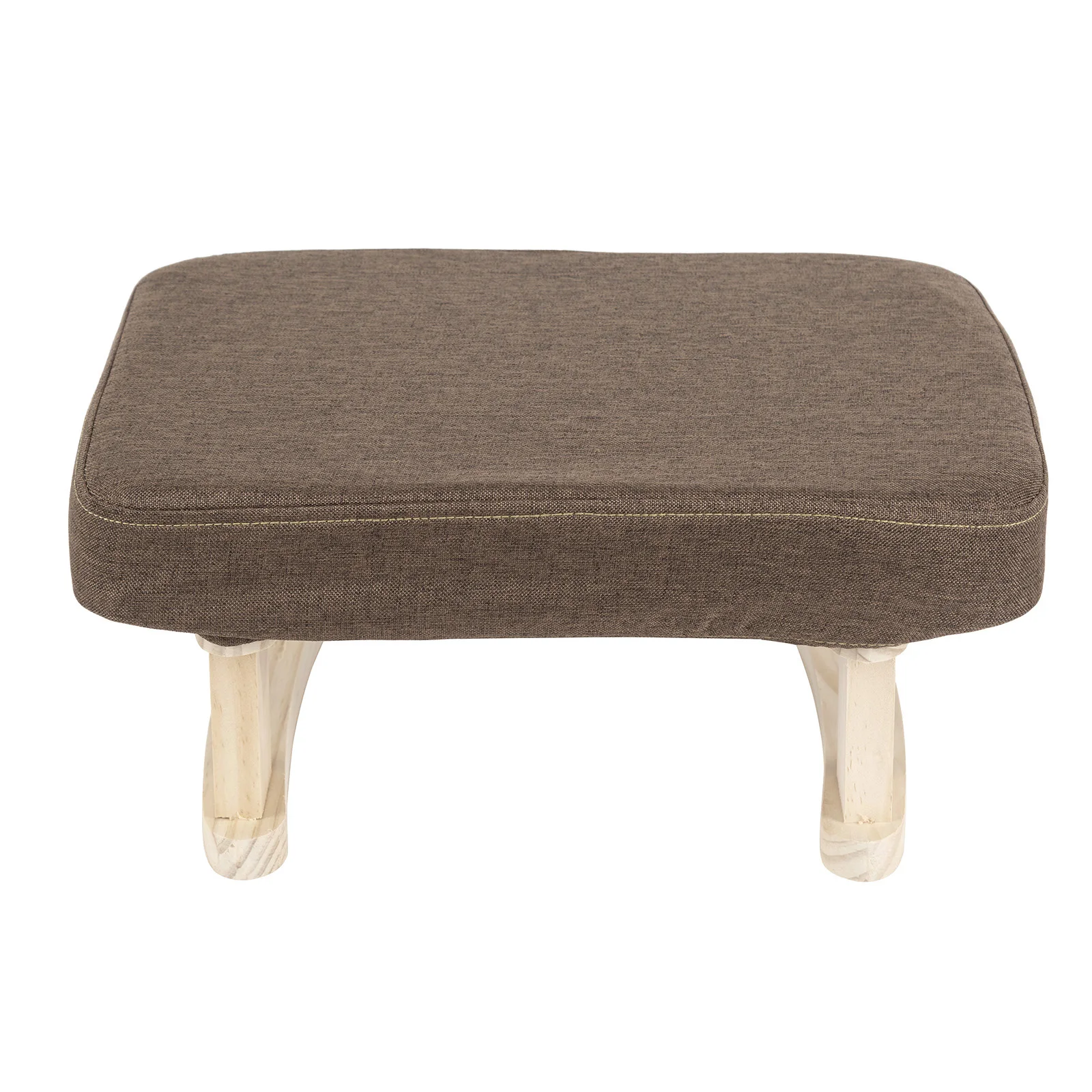 

Retro Small Stool Soft Sofa Foot Stool Protable Outdoor Stool Surface Unpick & Wash Wooden Little Bench For Bedroom Living Room