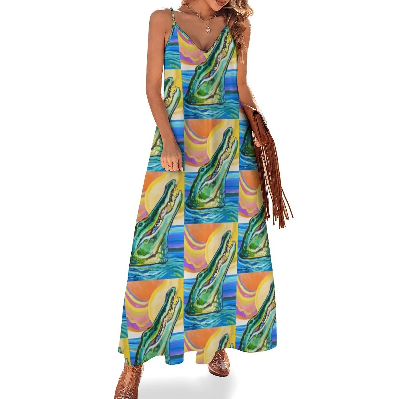 

Big Ol' FLORIDA GATOR Sleeveless Dress dress women summer dress