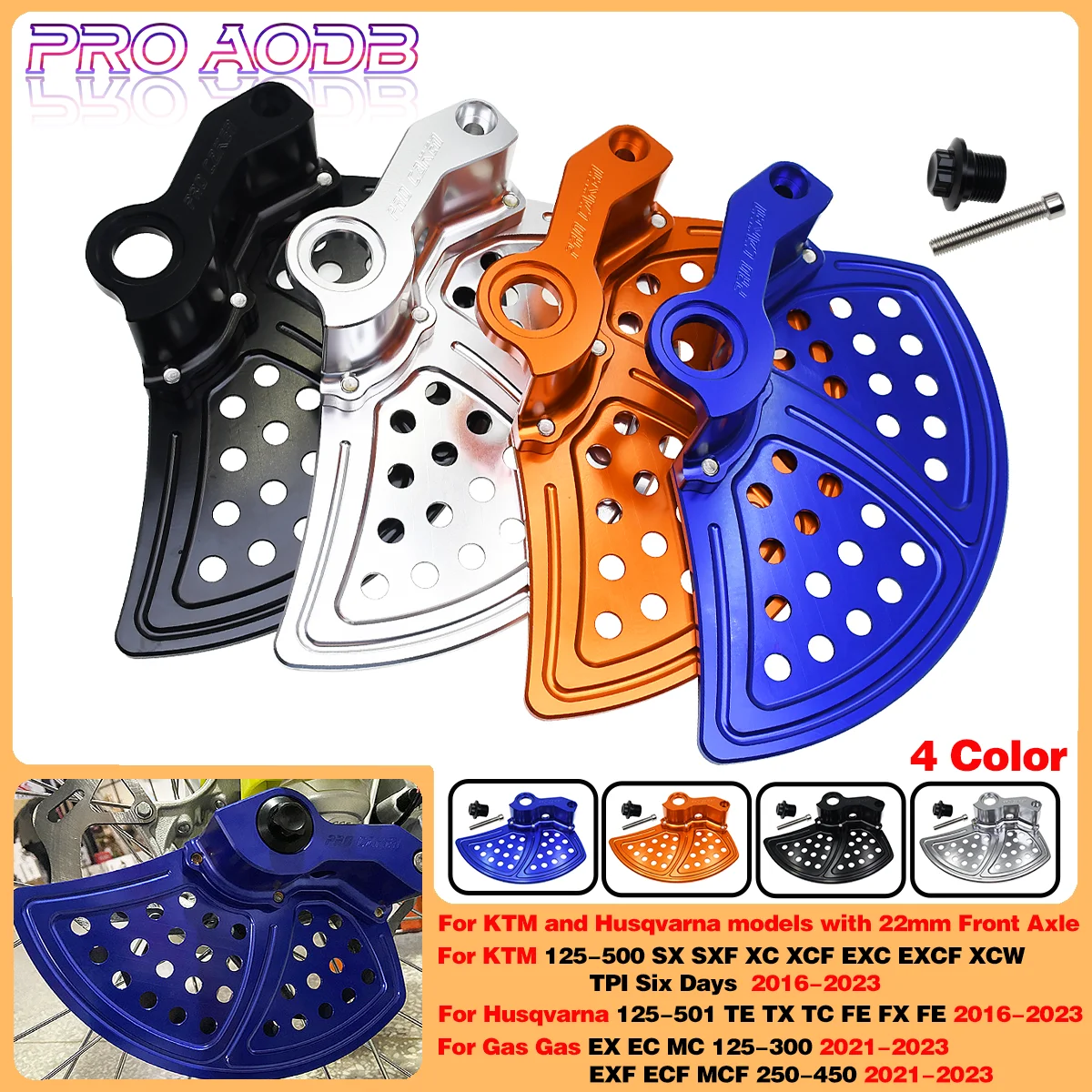 Front Brake Disc Guard Protector For KTM 125-500 SX SXF XC XCF EXC EXCF XCW TPI Six Days Motocross retrofitting Gas Gas EX EC MC