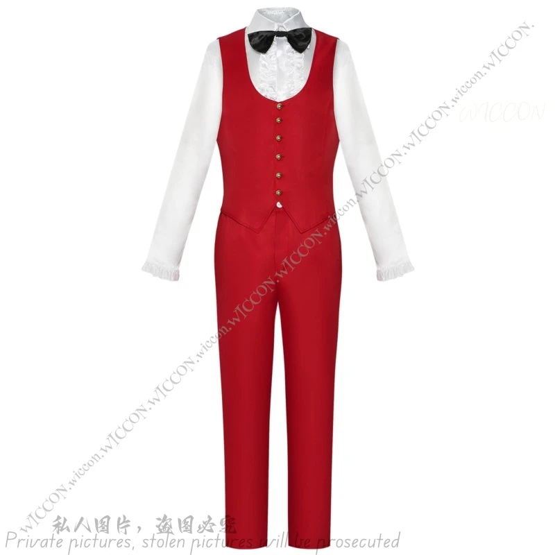 Halloween Underworld Cosplay Costume Master Red Suit Full Set Cosplay Stage Performance Costume Woman Man Cos Party Gift Fancy