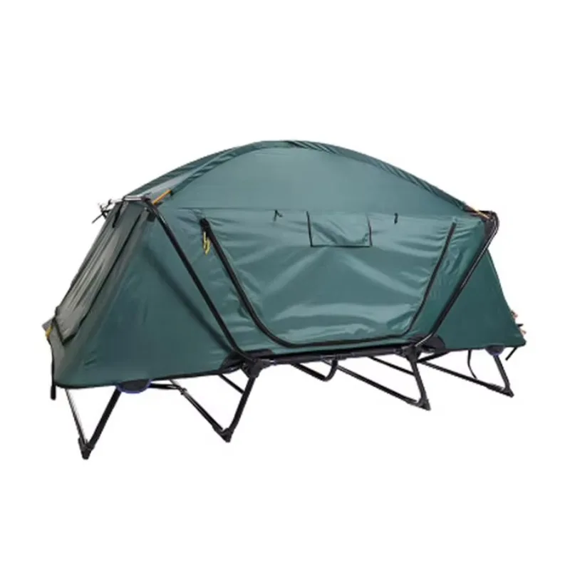 Folding Camping Bed Tent 2 Person Quick Open Outdoor Fishing Sleeping Shelter Tent