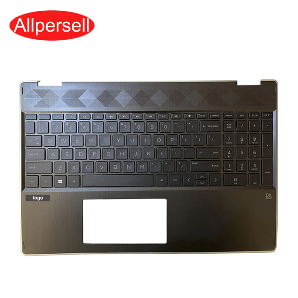 For HP X360 15-DQ 15T-DQ TPN-W140 Palm Rest Keyboard Laptop upper Cover case L51363-001 L51520-001