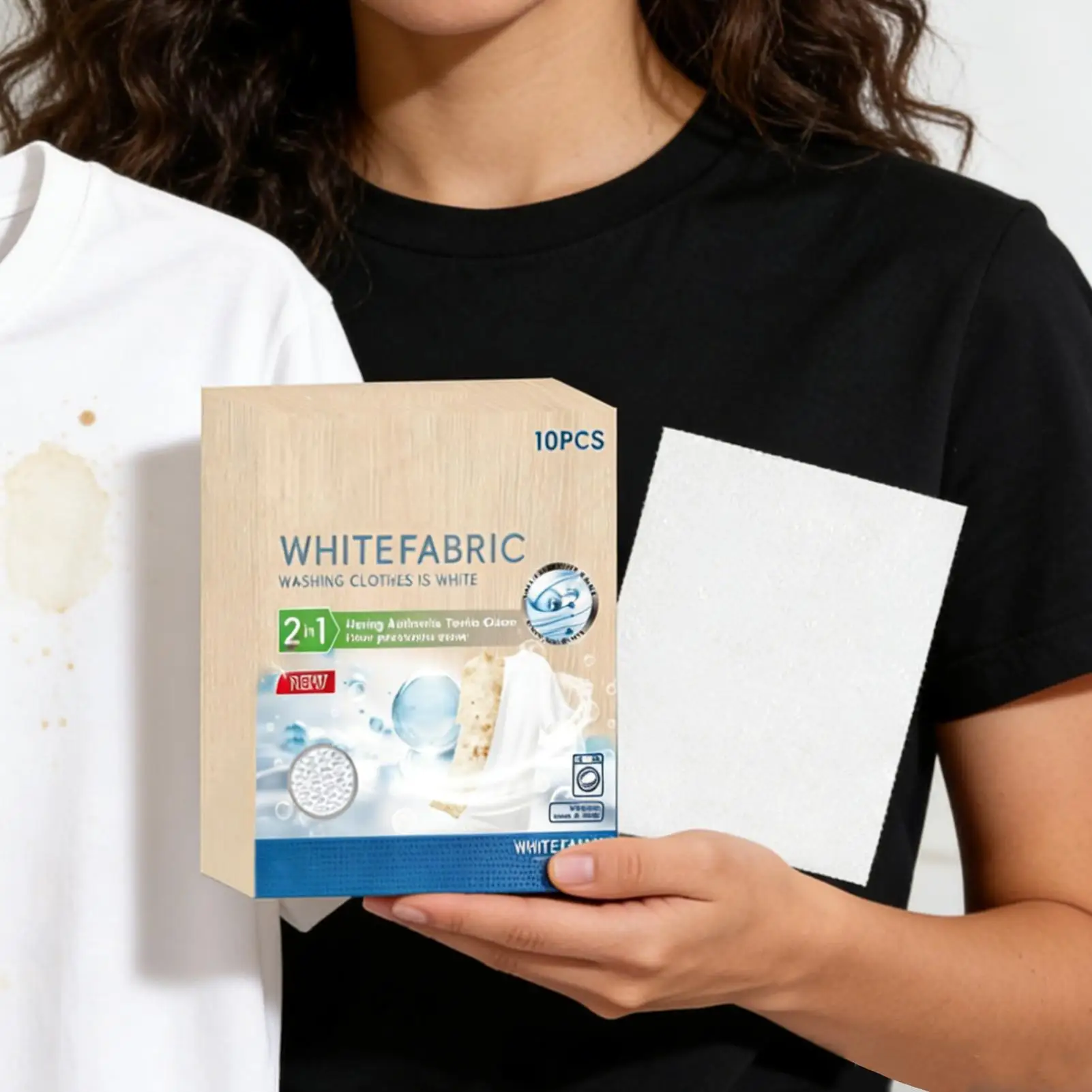 10 sheets White Clothes Fabric Dye Washing Machine Whitener for clothes Cotton Wool Wood Linen Laundry Clothing Shirt