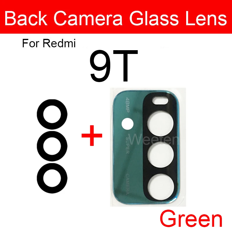 Back Camera Glass Lens For Xiaomi Redmi 9T Rear Camera Glass Lens Repair Replacement Parts