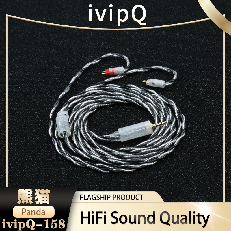 IvipQ Multi-องค์ประกอบตัวนําสายหูฟัง 2PIN MMCX IE900 เปลี่ยน Audiophile สําหรับ S12 Pro Hexa Himalaya Starfield2 IEM