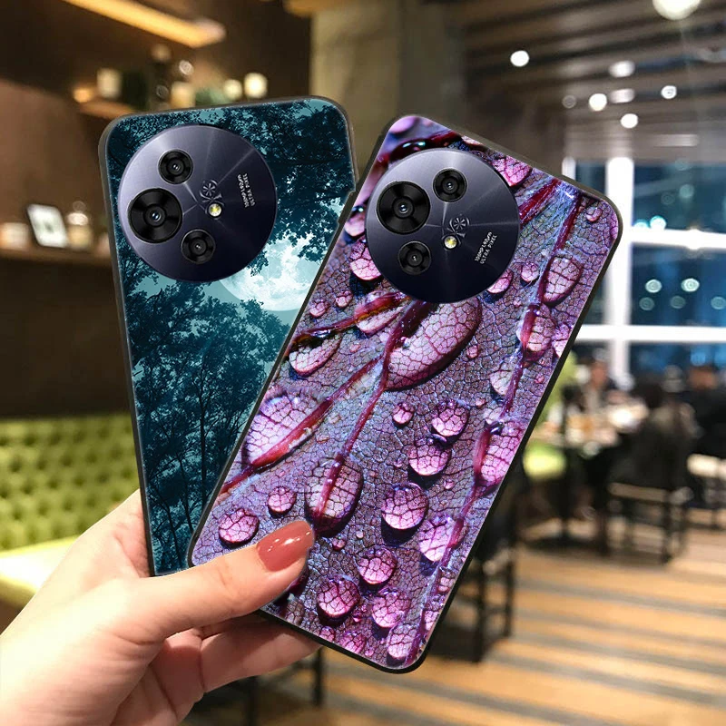 For TCL 50 Pro Nxtpaper 5G Case Coque Soft Print LandScarp Beauty Silicone Covers Black Bumper for TCL 50 Nxtpaper 5G Back Case