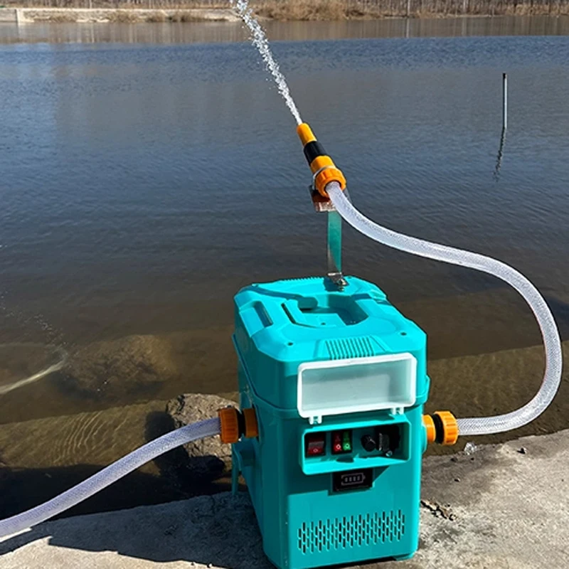 مسدس رش جديد متعدد الوظائف، مسدس رش قوي لزراعة بركة الأسماك والروبيان وسرطان البحر، بخاخ مطهر أوتوماتيكي بالكامل، قارب متأرجح للأسماك #6