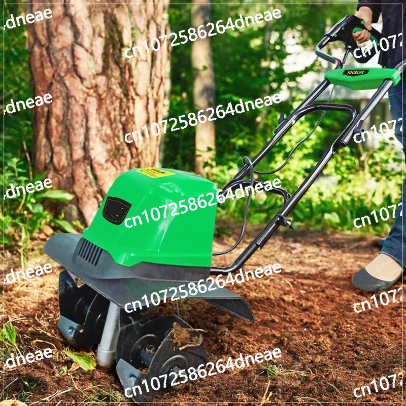 1500W Mini Micro-Tiller Electric Scarifier Soil Tiller Strong Power And High Efficiency Garden Soil Tillage And Looser