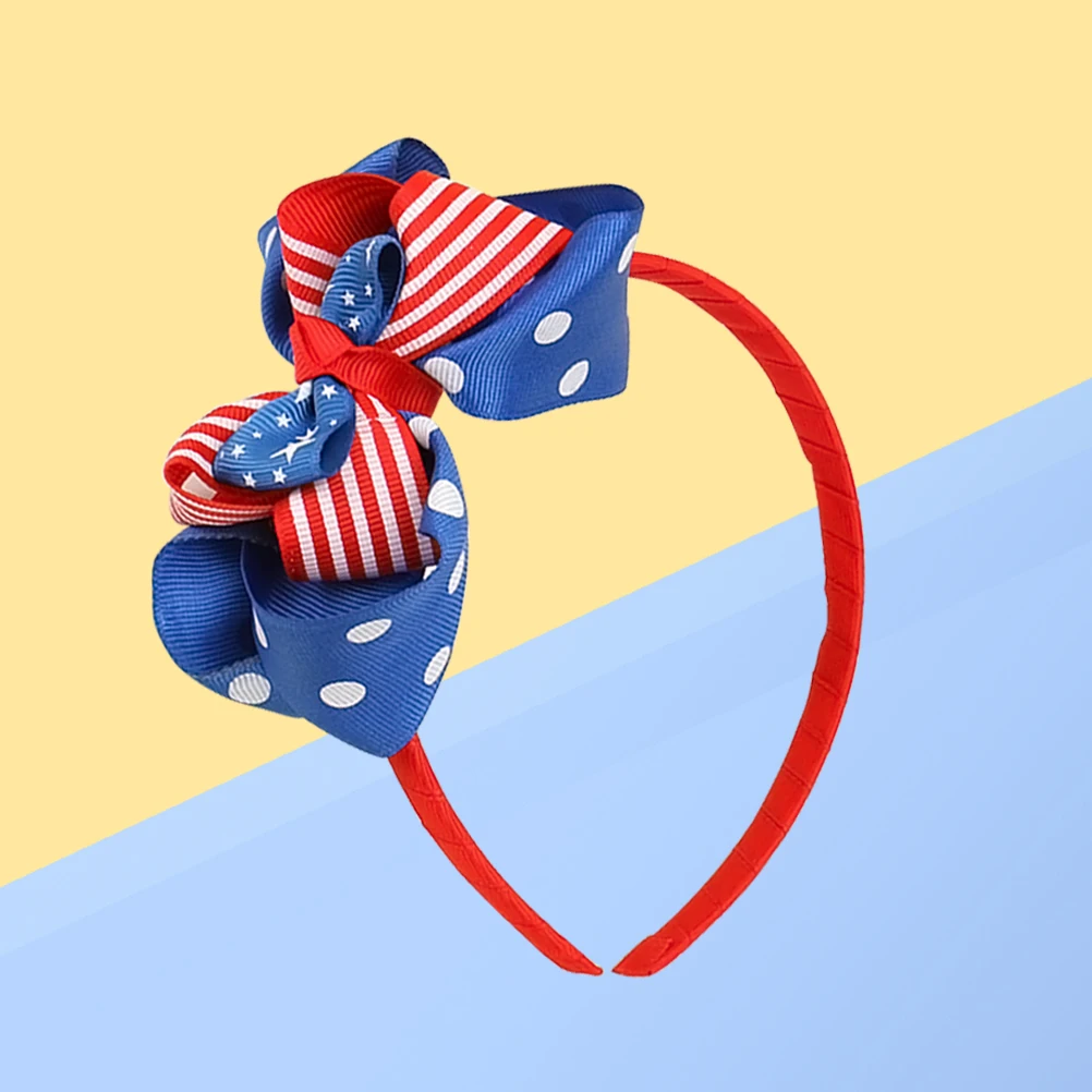 

American Flag Headband Hair for Accessories Independence Day Accessory Patriotic