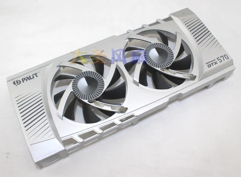 Original Frame Shell Fans for Palit GeForce GTX570 Video Card PLA08015S12HH DC12V 0.35A