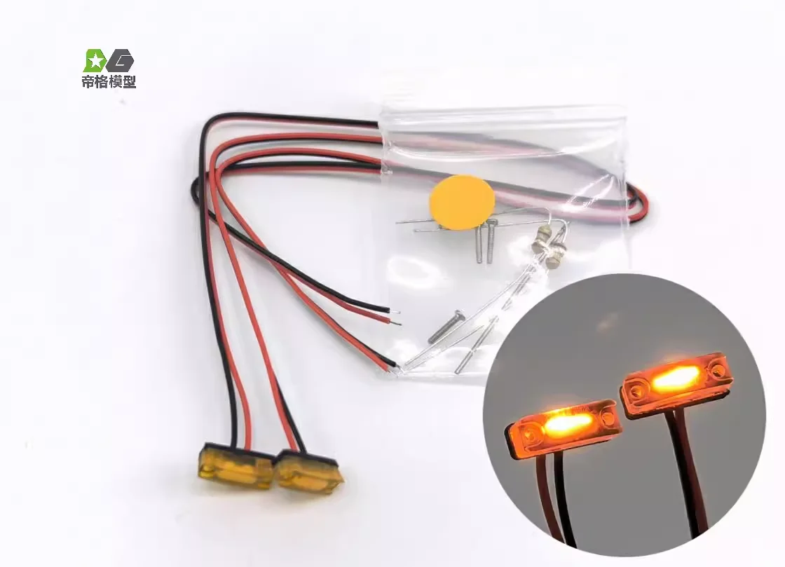 LED Position lamp For tamiya 1/14 scania 770s 56371 Outline light Orange red blue white for  RC Dump Truck Tipper