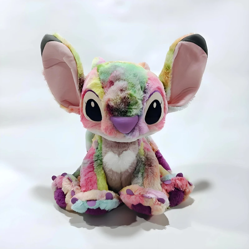 Lilo & Stitch Angelo 624 Peluche 30 cm Arcobaleno Farcito Bambola Disney Stitch Peluche Ragazza Regalo Da Collezione Peluche Figura