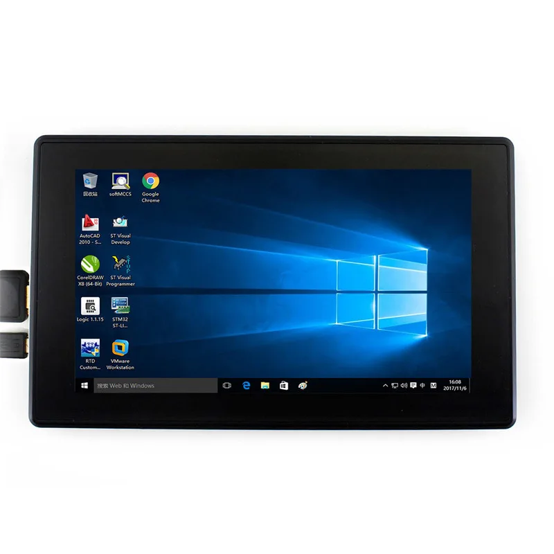 5th generation 4B 7-inch display screen, capacitive touch IPS screen HDMI supports VGA input