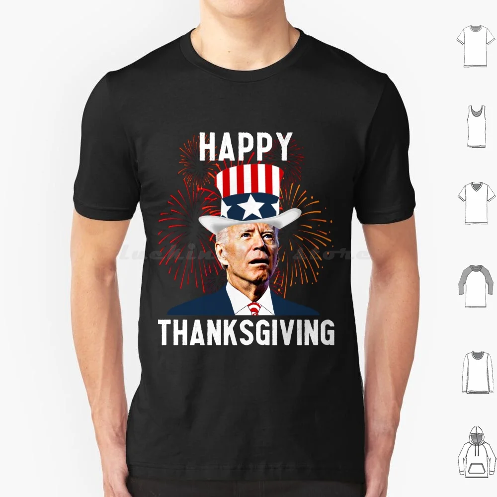 Funny Joe Biden Confused Thanksgiving For Fourth Of July T Shirt Men Women Kids 6xl Anti Joe Biden Biden Thanksgiving Patriotic
